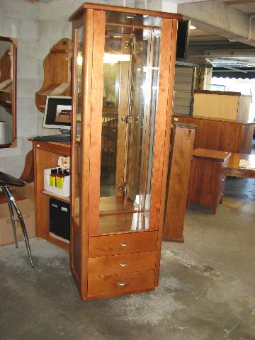 pine display cabinets