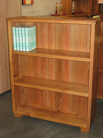 recycled rimu bookcases