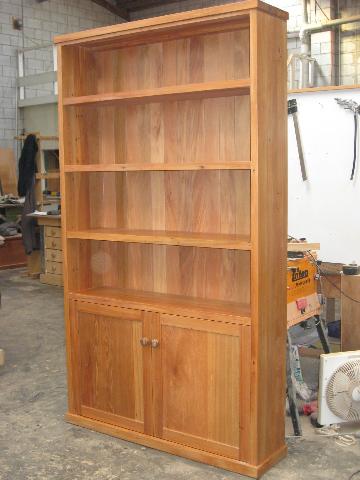 recycled rimu bookcases