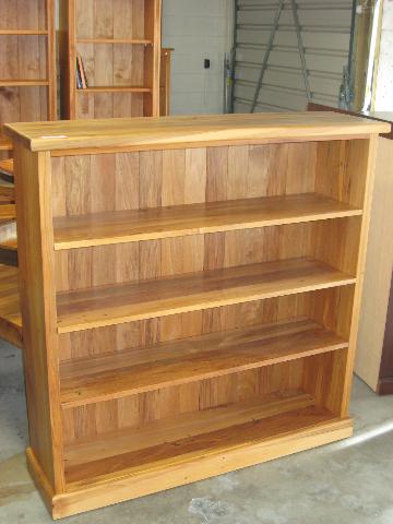recycled rimu bookcases