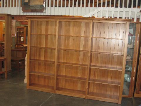 recycled rimu bookcases