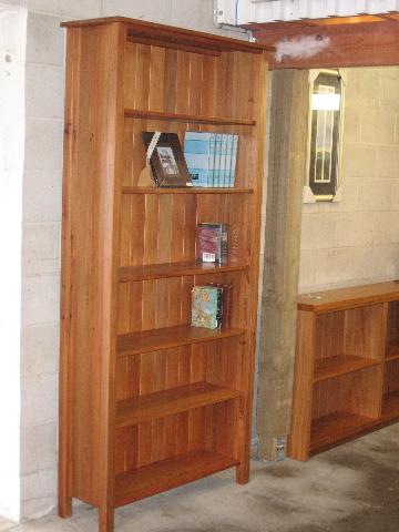 recycled rimu bookcases