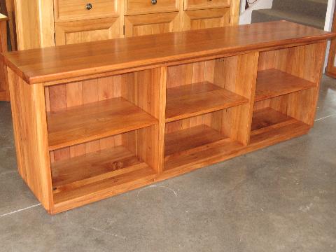 recycled rimu bookcases