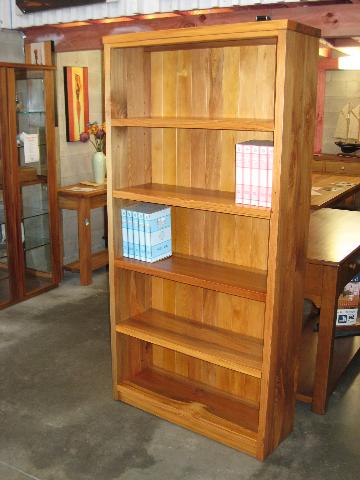 recycled rimu bookcases