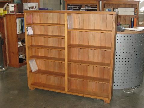 recycled rimu CD/DVD rack & storage