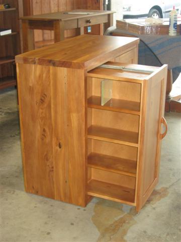 recycled rimu CD/DVD rack & storage