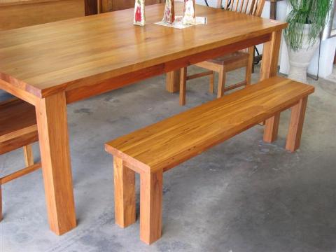recycled rimu barstools, bench seats